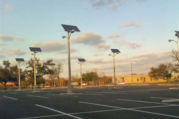 VA Temple TX Solar Parking Lot Lighting Systems