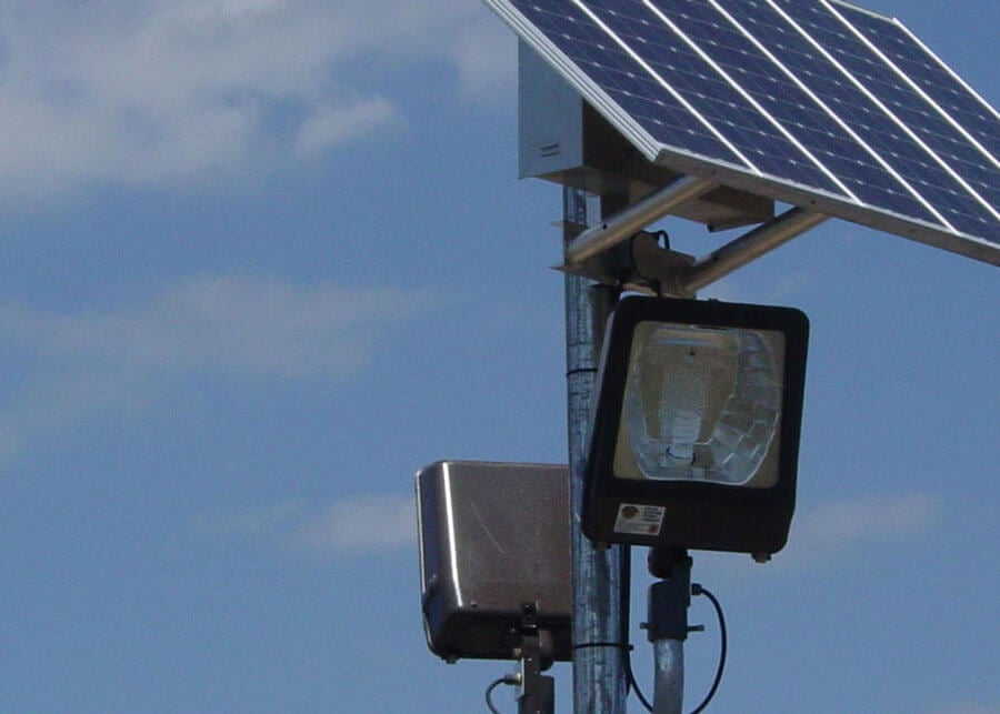 solar powered security lights