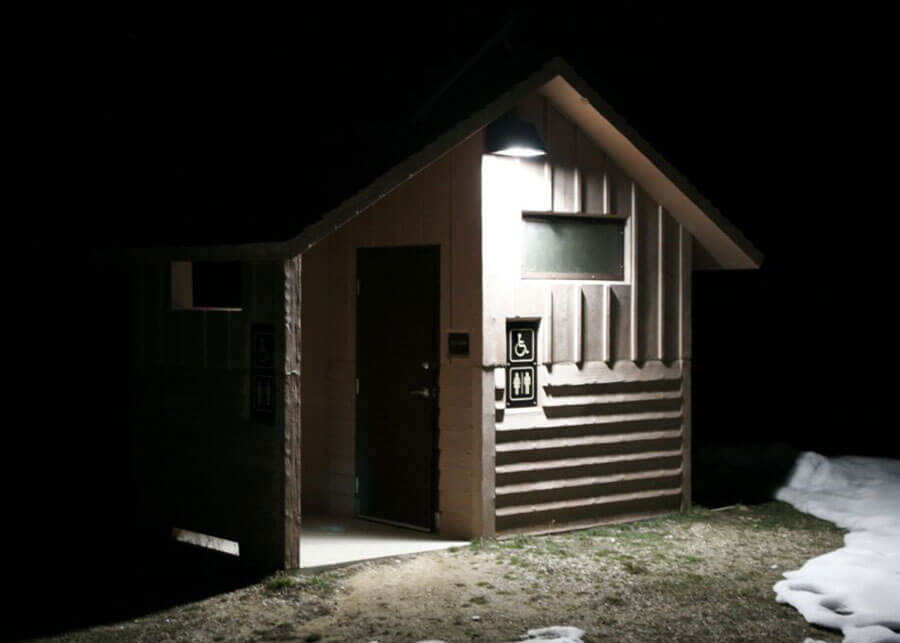 Lucky Peak Dam Solar Building Structure Lighting System