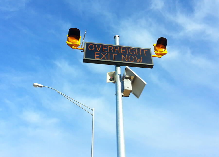 Vehicle Overheight Solar Warning Flasher Lighting System