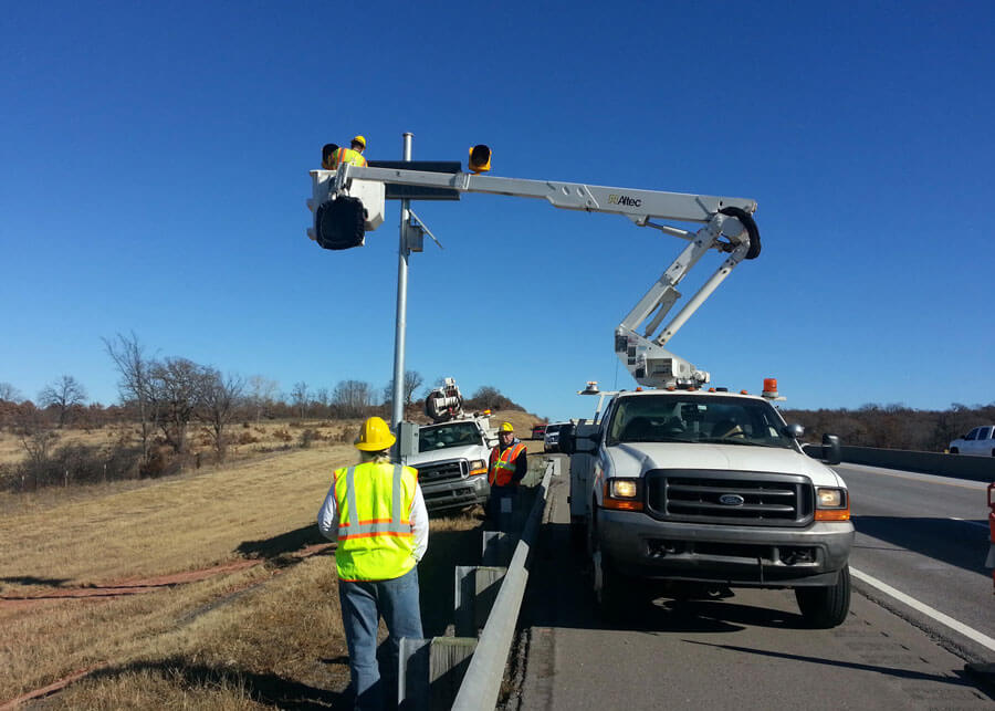 Vehicle Overheight Flasher Solar Lighting