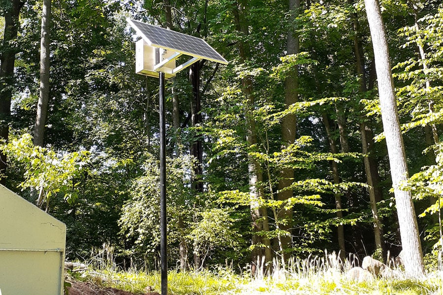 Oakland Mills Pedestrian Tunnel Solar Structure Lighting