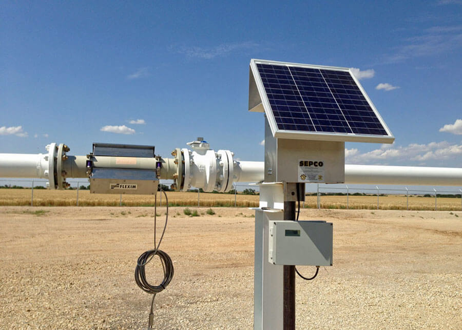 Flexim Solar Power System for Flow Meter