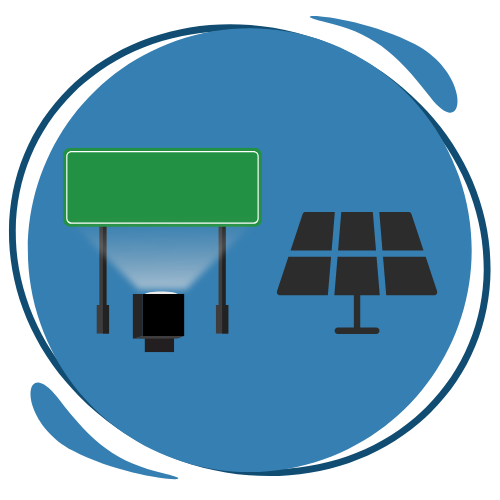 Solar Sign Lighting Icon