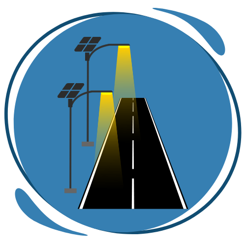 Solar Street Lighting Icon