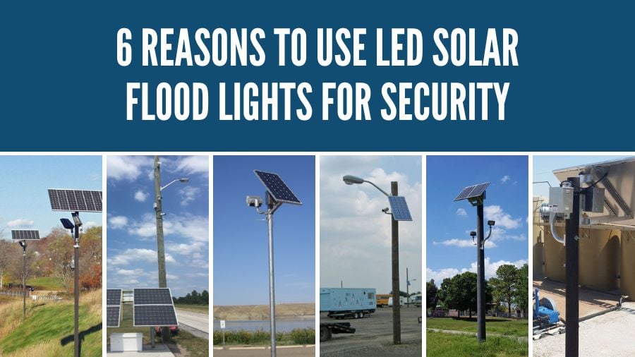 6 Reasons to Use LED Solar Flood Lights for Security