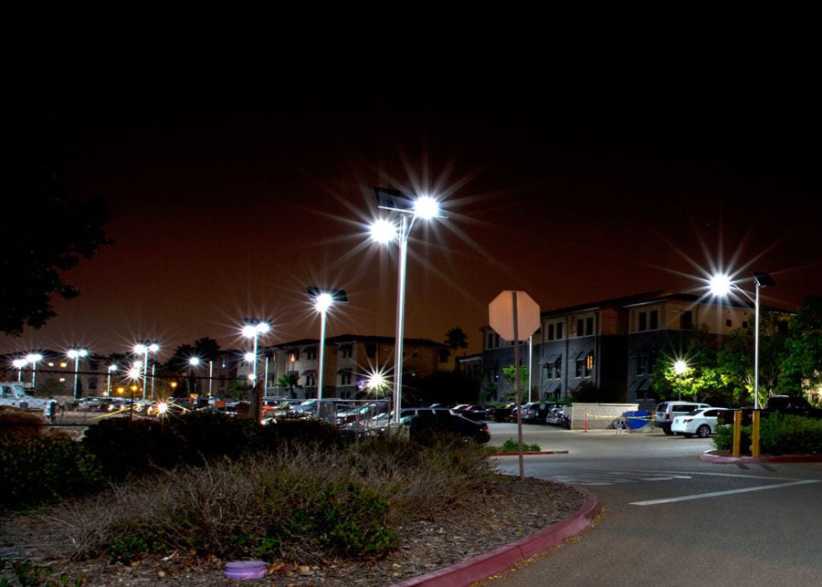 MCAS Miramar BEQ Solar Parking Lot Lighting Systems