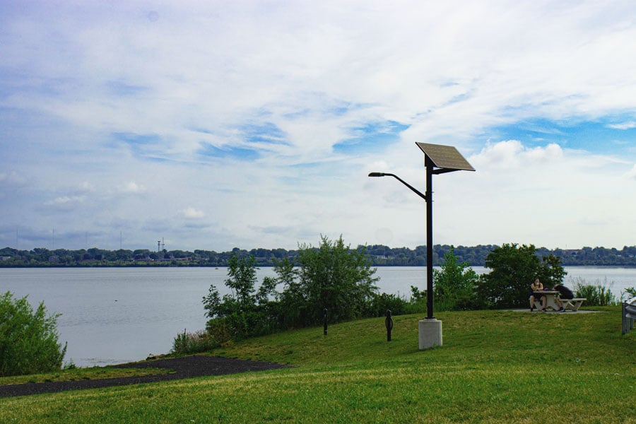 Syracuse Onondoga Lake Solar Area Light