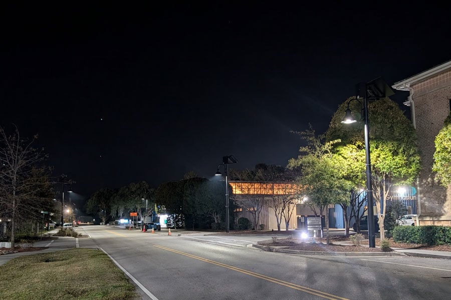 Hanahan SC Street Solar Lighting