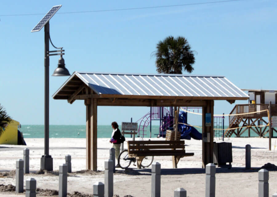 Manatee County Solar Pathway Lighting