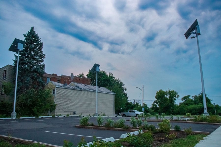 Capital Roots Solar Parking Lot Lighting Systems