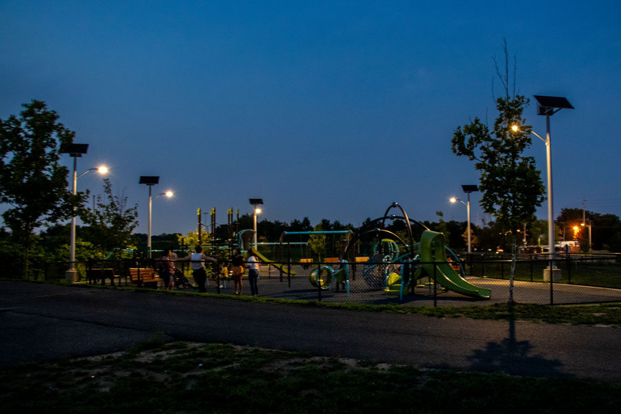 Cramer Hill Park Solar Playground Lighting Systems