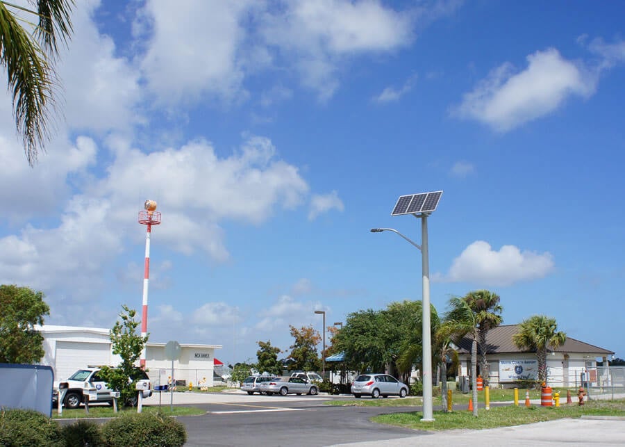 Martin County Airport Solar Street Lighting