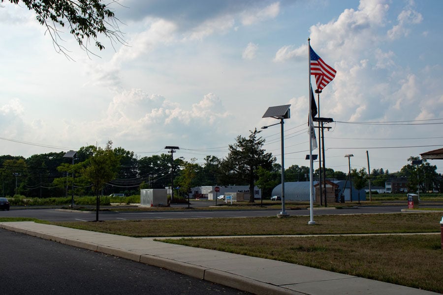 Oceanport Borough Municipal Building Pathway Solar Lighting Systems