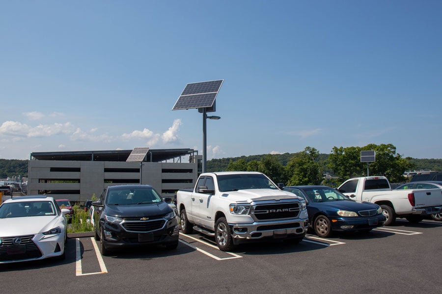 Tarrytown Regeneron Solar Parking Lot Area Light