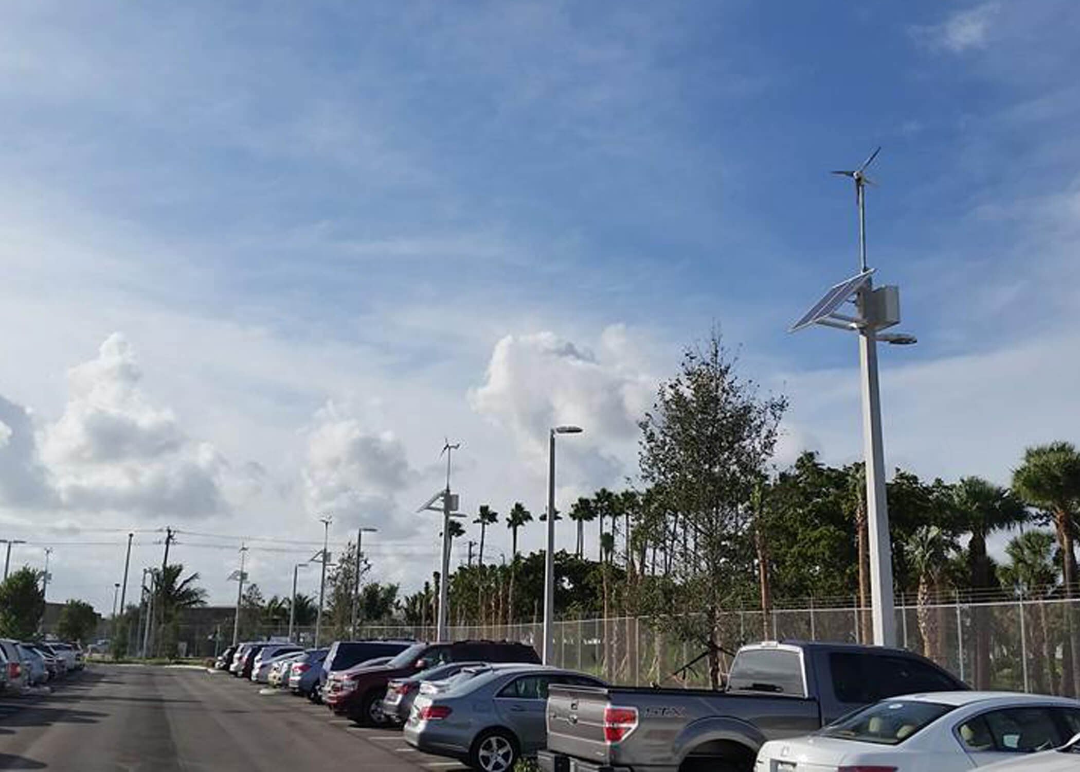 Port Everglades Terminal Parking Lot Solar Lighting